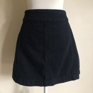 Free People jean skirt